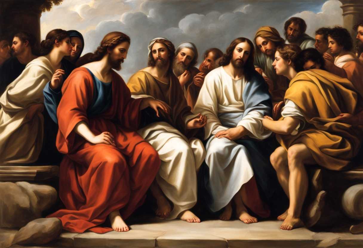 Jesus-sits-among-disciples-a-child-symbolizing-humility-and-purity-conveying-timeless-message-of-f_pduq