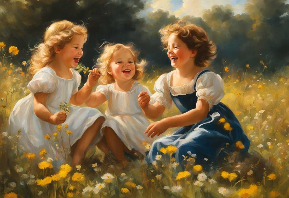 Children-laughing-and-picking-wildflowers-in-a-sunlit-meadow-capturing-the-innocence-and-joy-of-chi_umis