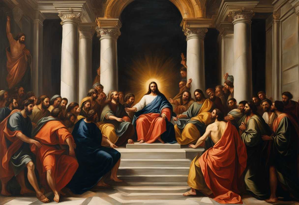 Jesus-and-disciples-gather-around-a-glorious-throne-radiating-power-and-authority-in-reverent-anti_mgfe