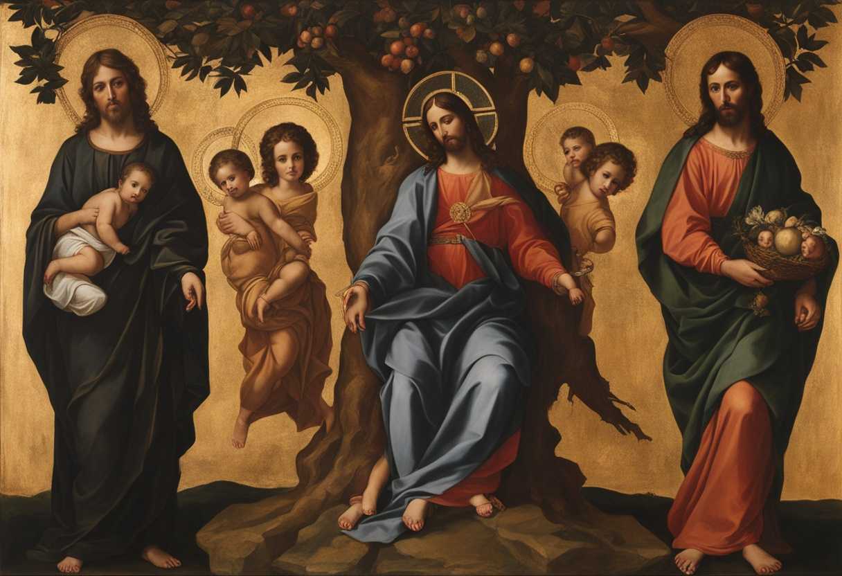 A-family-tree-of-Jesus-Christ-portrayed-through-generations-in-reverent-poses-reflecting-historica_gbfz