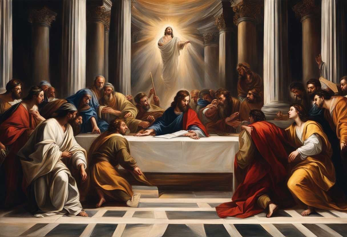 Jesus-in-temple-overturning-tables-healing-blind-intense-anger-and-compassion-frozen-chaos_lsls