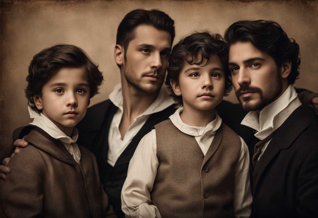 Family-portrait-father-and-sons-contrasting-emotions-soft-lighting-timeless-narrative-emotional_jrni
