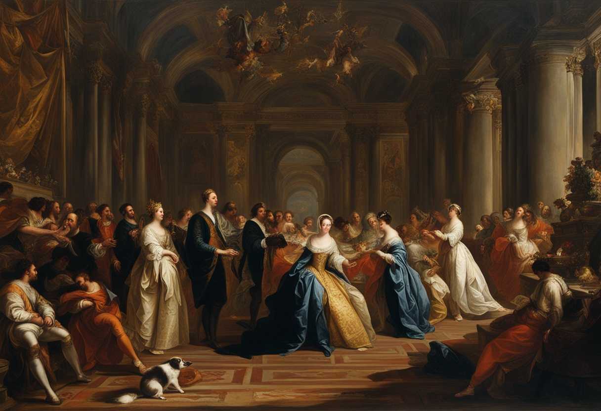 Opulent-royal-wedding-feast-disrupted-by-secretive-plotting-and-tense-atmosphere_ntvr