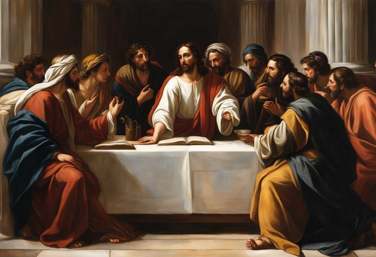 Jesus-calmly-debates-Pharisees-on-paying-taxes-thoughtful-expression-tense-atmosphere-mix-of-curi_mfus