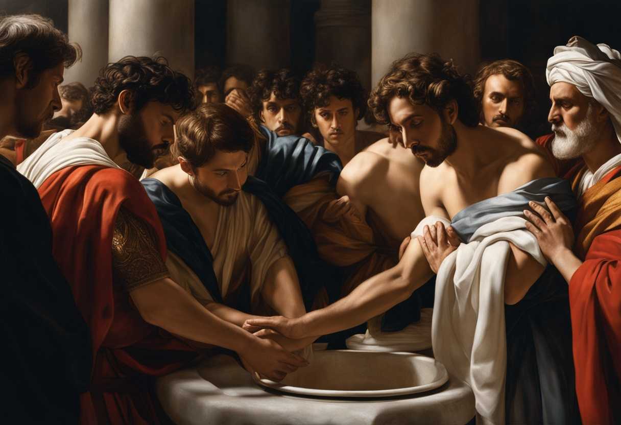 Dramatic-reenactment-of-Pilate's-hand-washing-amidst-a-fervent-crowd-evoking-religious-and-emotiona_uixc