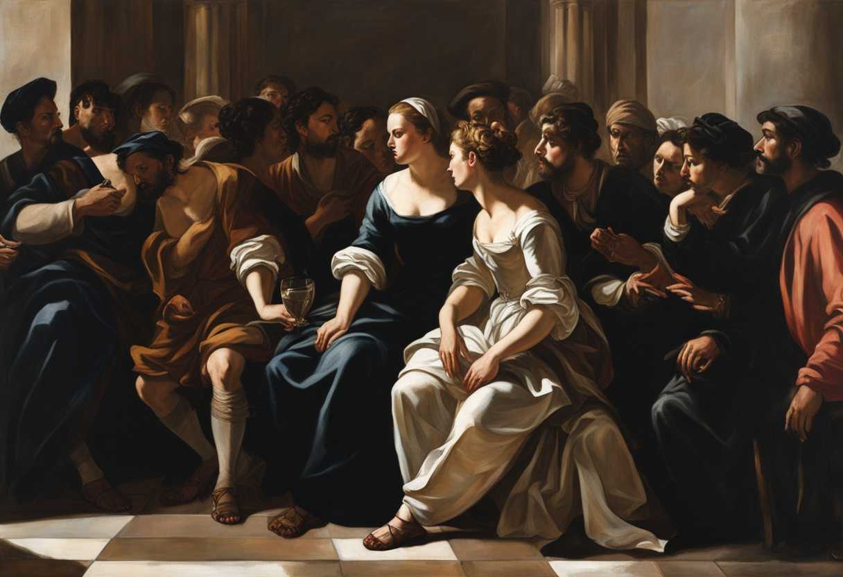 A-diverse-crowd-gathers-in-intense-silence-shadows-casting-over-their-solemn-faces_uagu