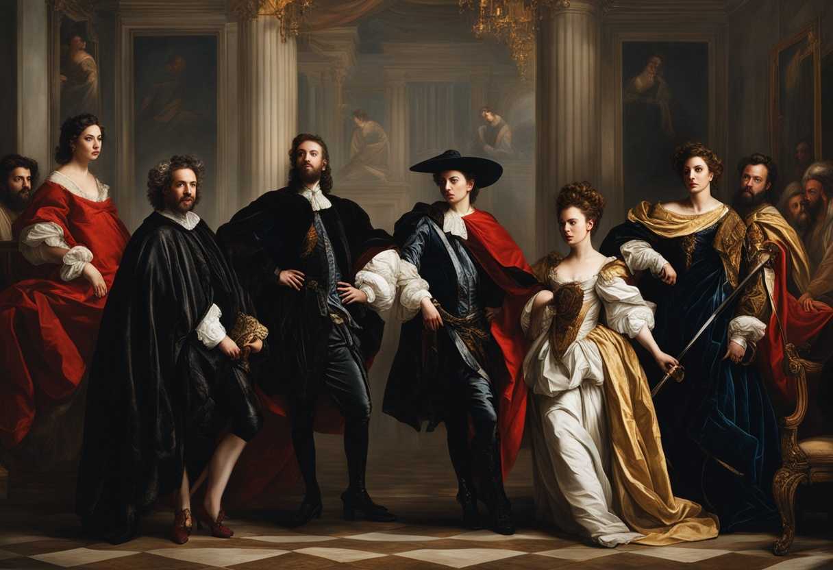 Historical-figures-in-formal-attire-gathered-in-dramatic-lighting-exuding-power-and-authority_imba