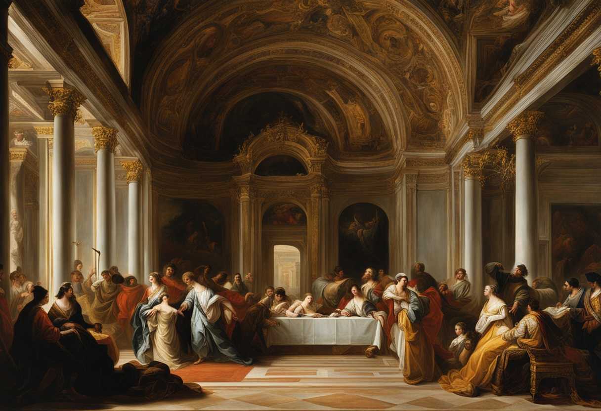 A-scene-set-in-a-grand-palace-with-a-mix-of-opulent-and-traditional-attire-discussing-a-prophecy-ab_qydf