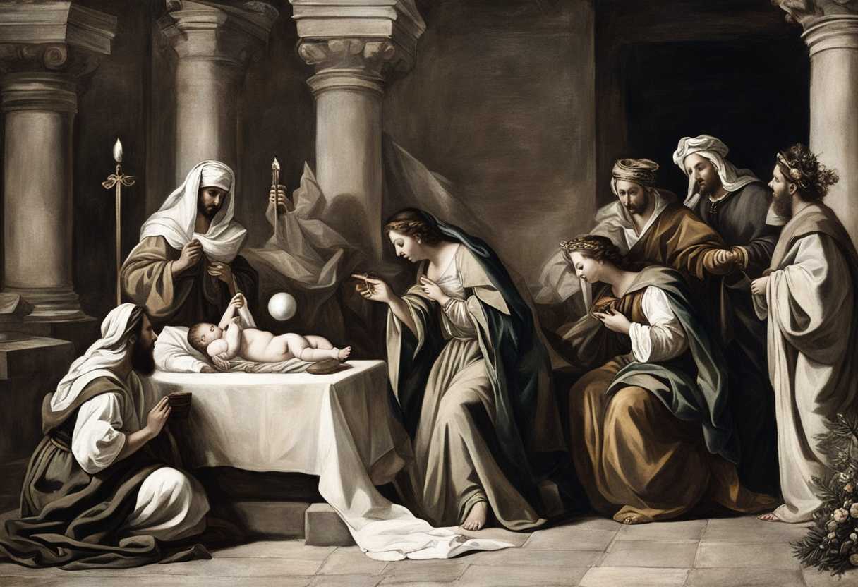 Three-wise-men-present-gifts-to-baby-Jesus-as-Mary-watches-in-awe_crfg