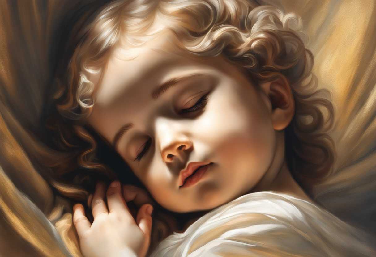 Child-nestled-in-mother's-arms-bathed-in-sunlight-sharing-a-tender-moment-of-trust-and-love_kjfr