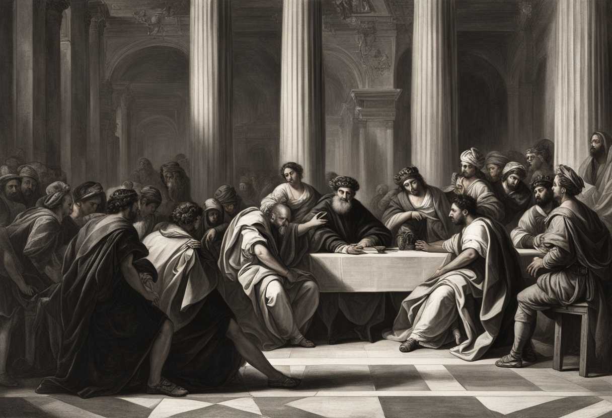 King-Herod-surrounded-by-worried-citizens-tense-atmosphere-heavy-news-foreboding-uncertainty_bszd