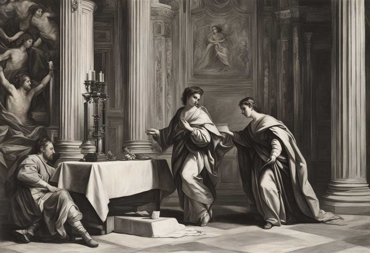 A-person-leaves-a-gift-at-an-altar-seeking-reconciliation-with-their-brother_enae