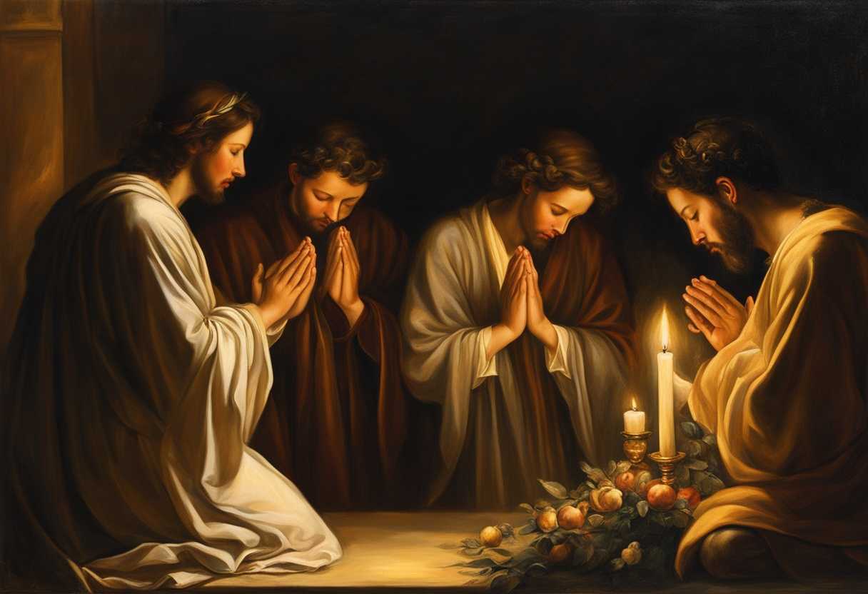 People-in-prayer-circle-heads-bowed-hands-clasped-bathed-in-golden-light-serene-unity_xaic