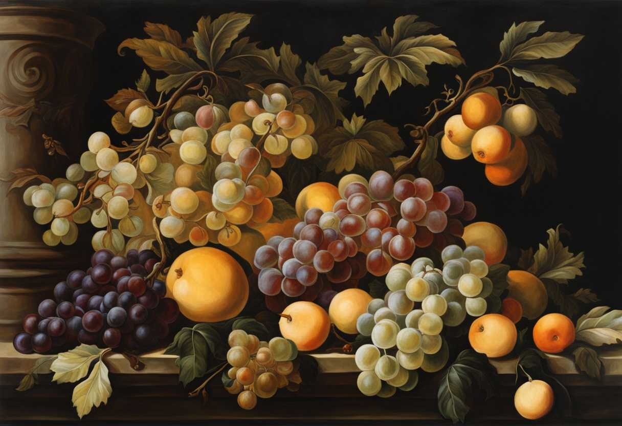 Lush-tree-bearing-ripe-fruit-beside-a-withered-tree-bearing-unappealing-produce-contrasting-beauty_uouw