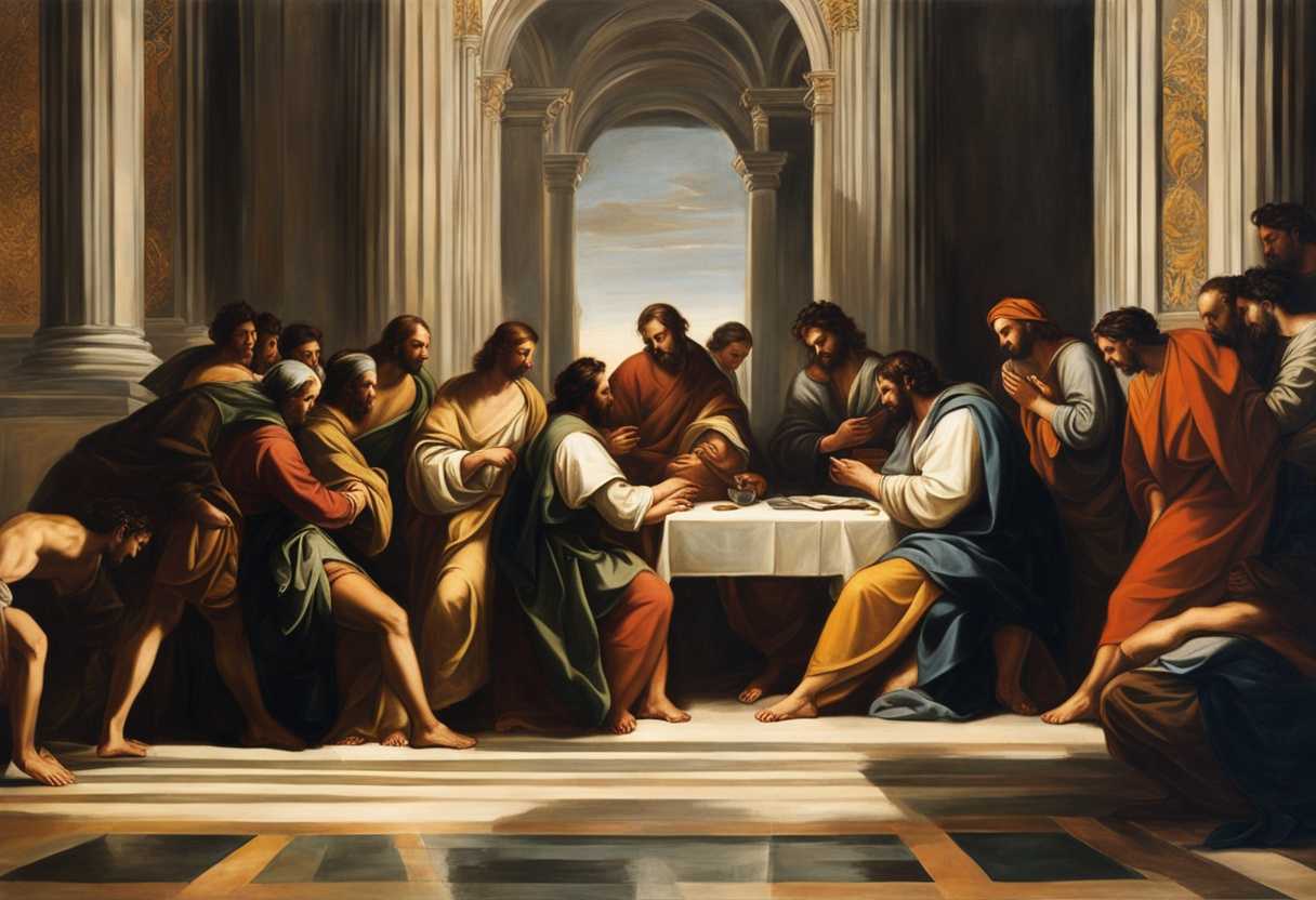 Disciples-and-the-Lord-share-a-solemn-moment-of-wisdom-and-compassion-under-gentle-shadows_okiv
