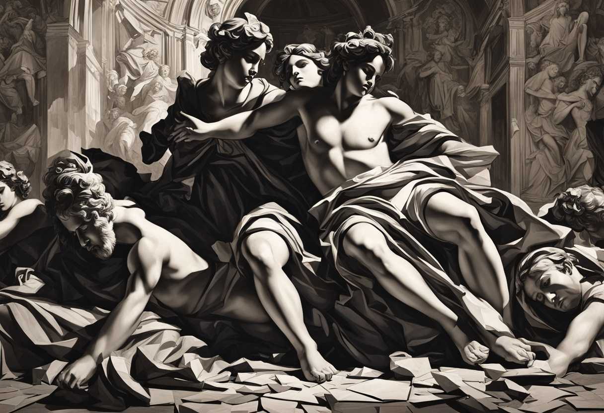 In-a-dimly-lit-room-shattered-idols-lay-scattered-amidst-dramatic-shadows-symbolizing-consequences_fxdl
