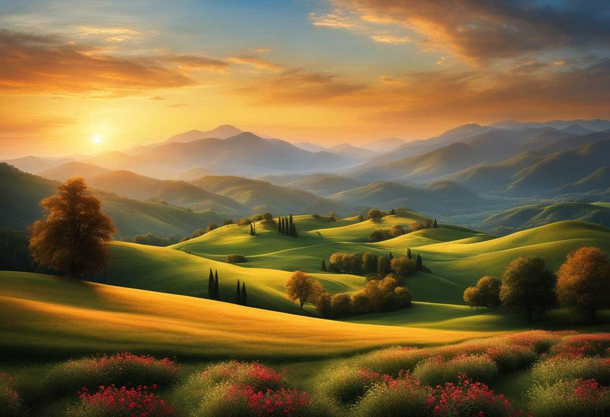 A-serene-sunset-over-majestic-mountains-and-rolling-hills-capturing-the-grandeur-and-beauty-of-natu_qnho