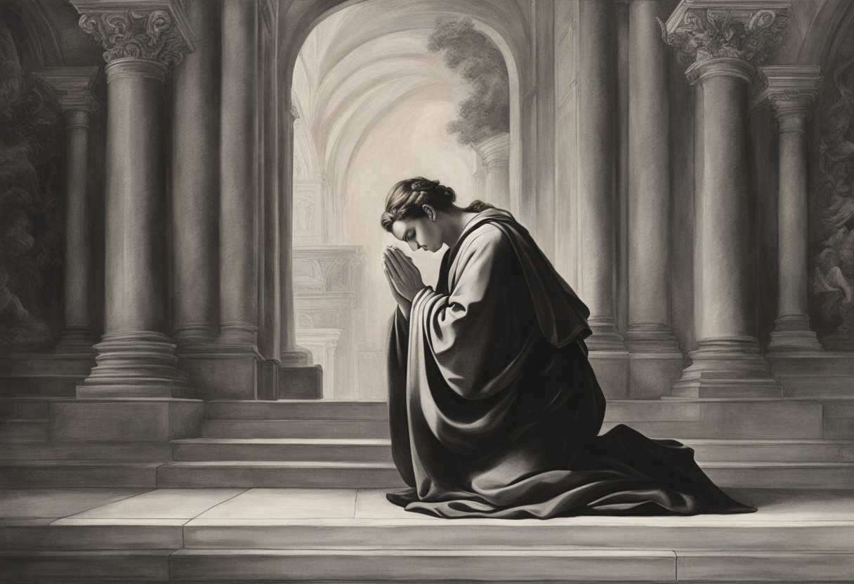A-person-kneeling-in-prayer-surrounded-by-serenity-and-divine-connection_ulgb
