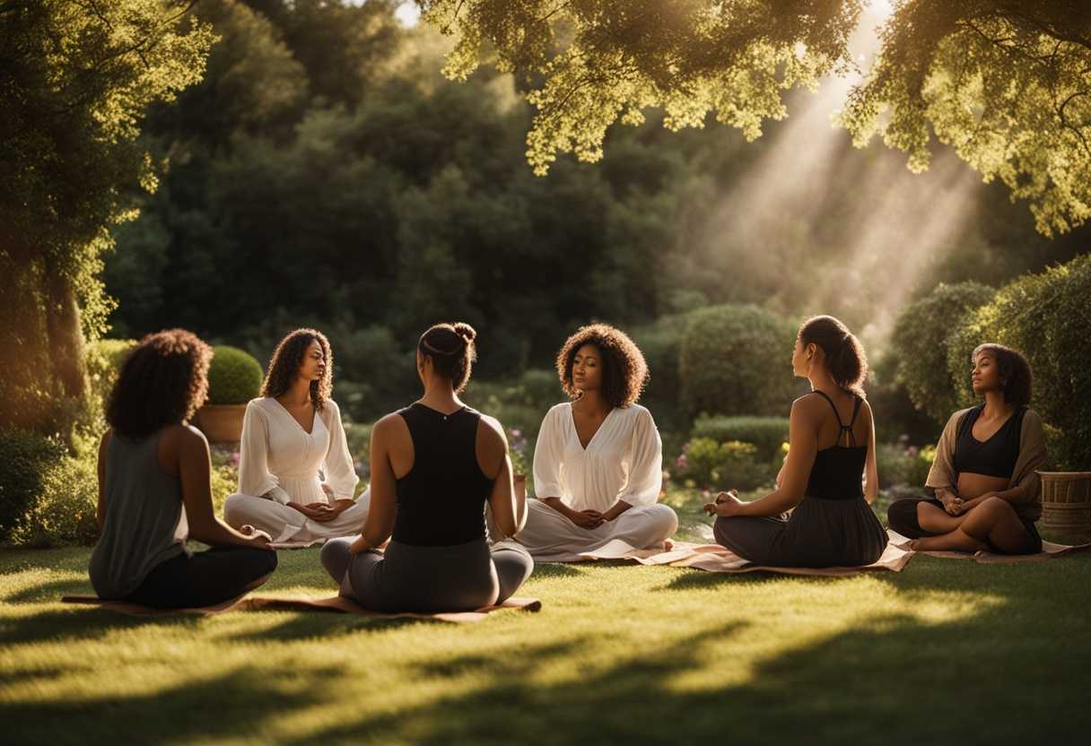 A-diverse-group-meditates-together-in-a-sunlit-garden-feeling-connected-and-at-peace_lfgq