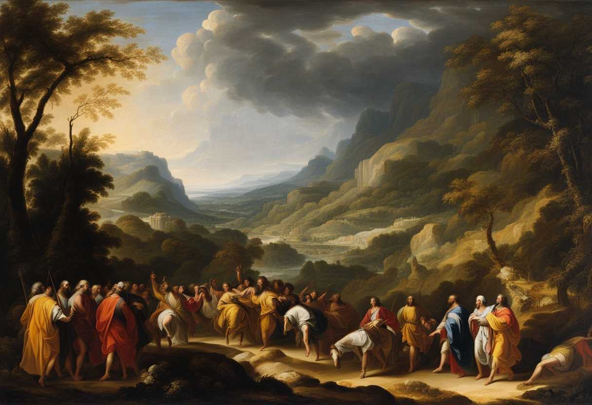 Moses-and-Aaron-lead-Israelites-through-wilderness-facing-challenges-seeking-divine-guidance_hcdl