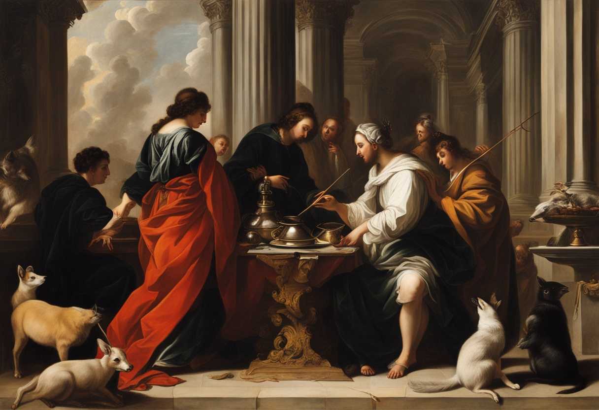 Solemn-ritual-with-various-animals-and-incense-in-a-sacred-atmosphere_heqg