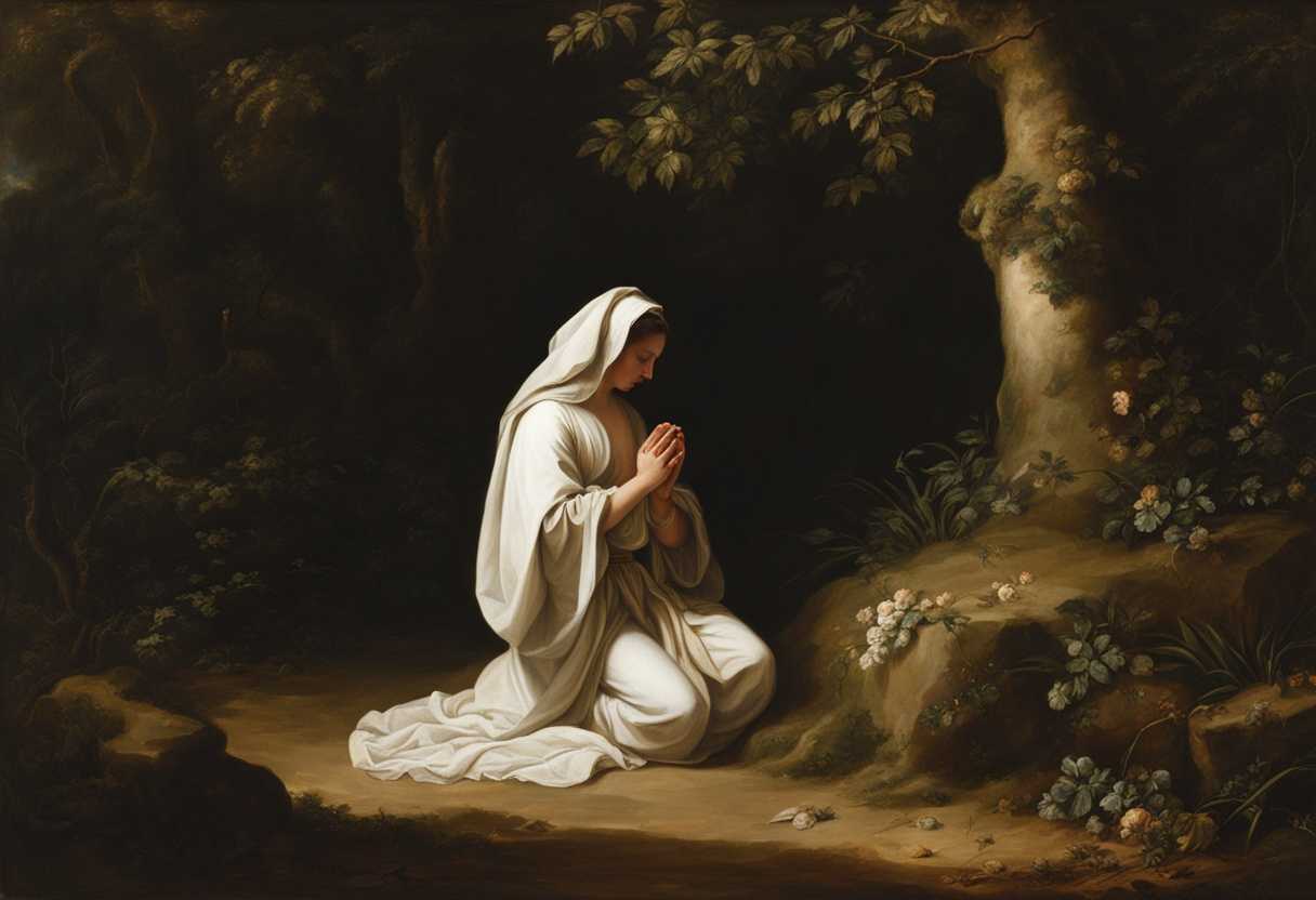 A-person-kneeling-in-prayer-in-a-tranquil-forest-eyes-closed-feeling-spiritual-connection_yayc