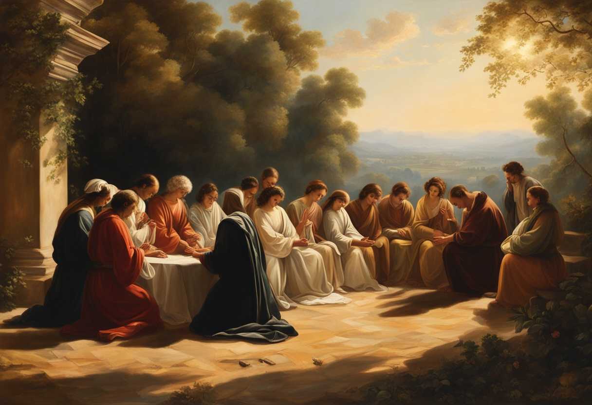 People-in-prayer-circle-under-sunlight-hands-clasped-serene-nature-backdrop-unity-and-faith_ozvp