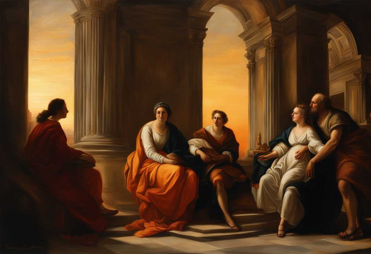 Generations-united-in-a-sunset-glow-sharing-wisdom-and-pride-in-a-timeless-bond_coyo