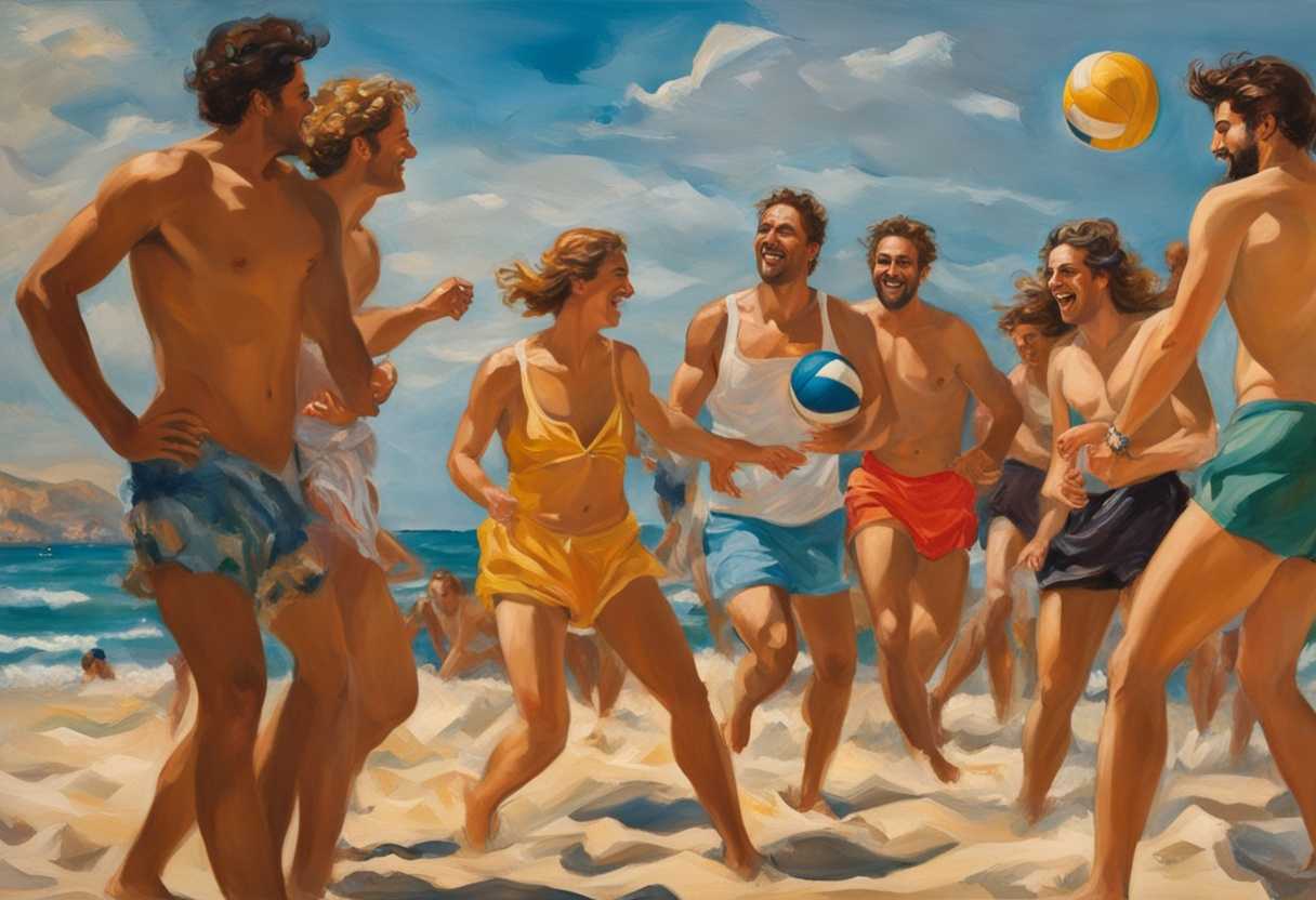 Friends-playing-beach-volleyball-laughter-echoing-colorful-swimsuits-sparkling-ocean-sun-kissed-_kuni