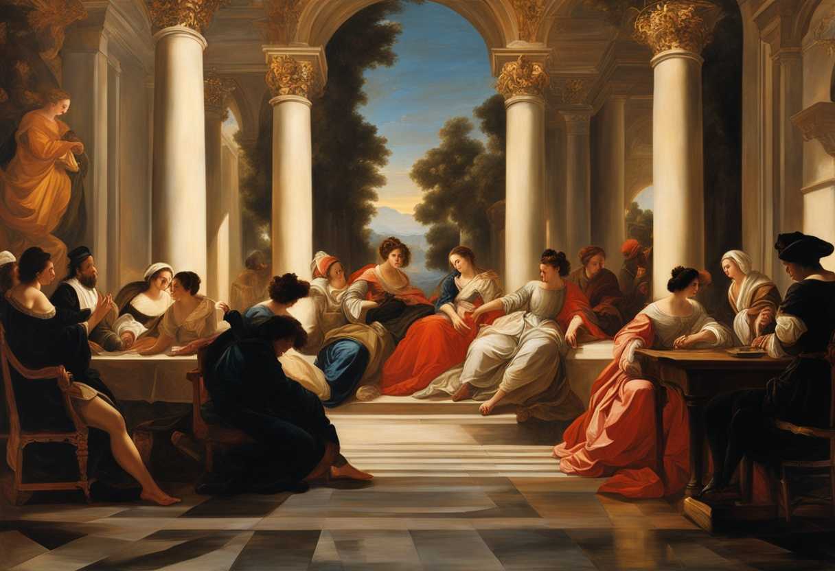 Intimate-gathering-under-golden-light-immersed-in-deep-conversation-fostering-genuine-human-connec_bgsc