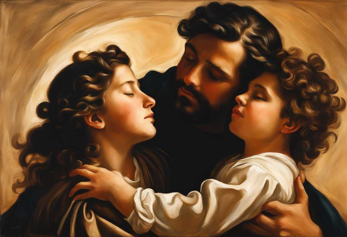 A-father-and-children-embrace-in-a-warm-loving-portrait-radiating-strength-and-unity_xehz