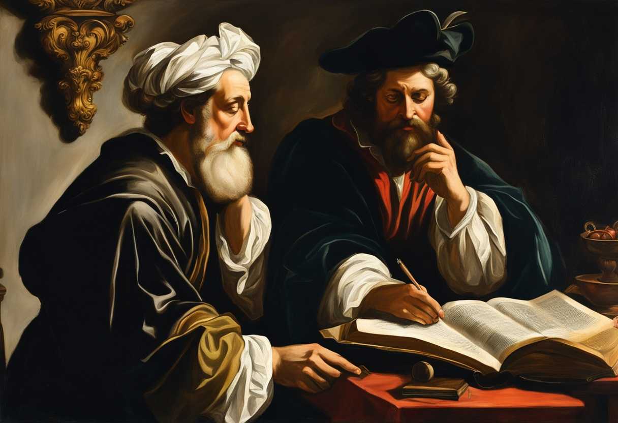 A-wise-man-calmly-reads-a-book-while-a-fool-mocks-him_cxvz