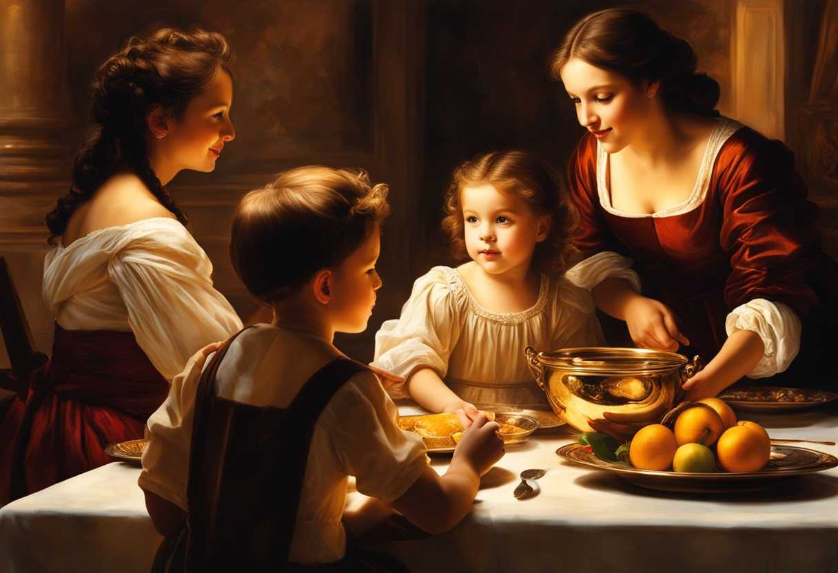 Warm-family-dinner-scene-golden-light-lively-conversation-children-reaching-for-dishes-genuine-j_oybx