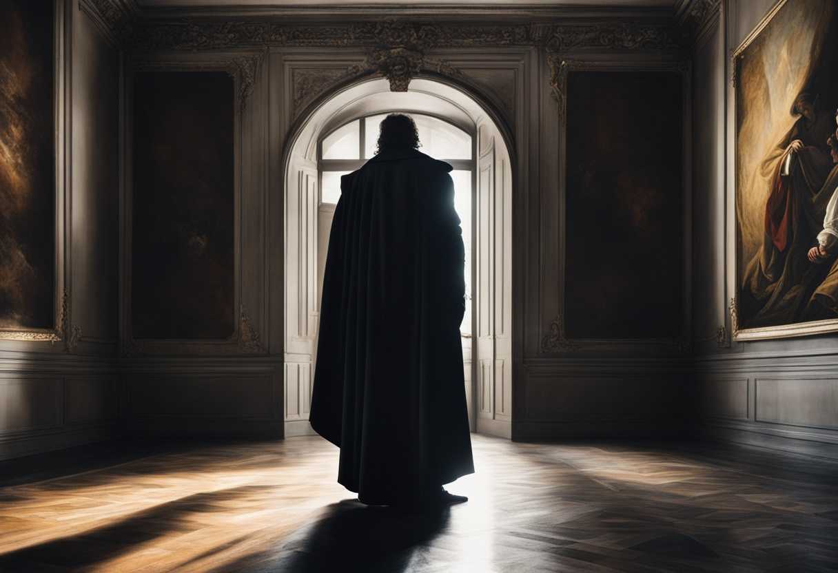 A-lone-figure-stands-in-a-dimly-lit-room-overshadowed-by-a-looming-powerful-presence_xjsb