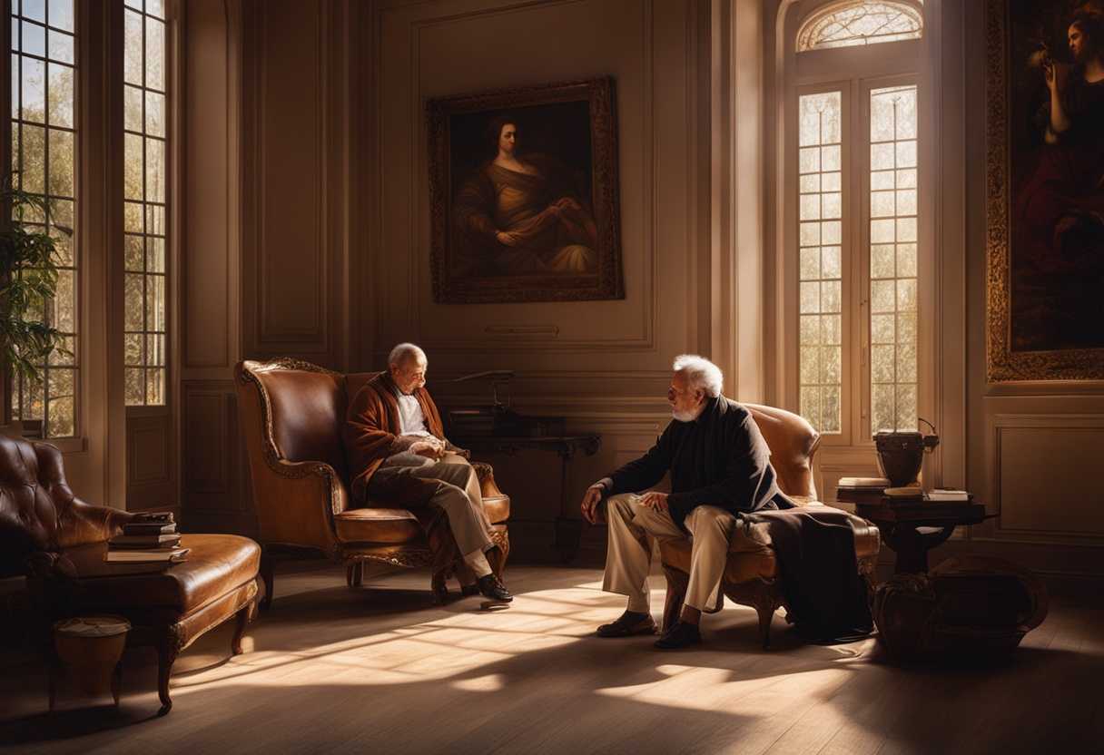 Father-and-son-bond-over-shared-wisdom-and-support-in-a-cozy-sunlit-room_wcza