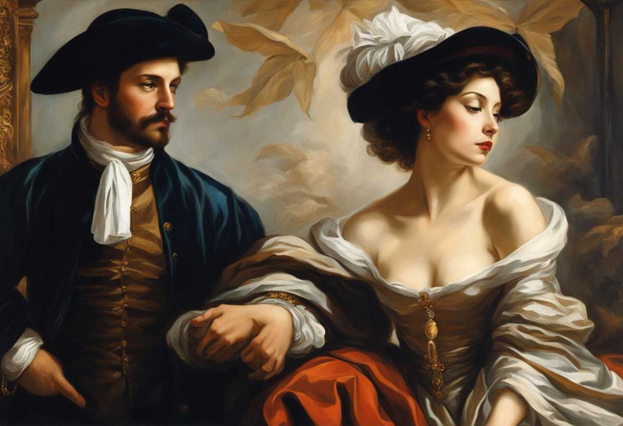 A-mysterious-woman-in-captivating-attire-meets-a-curious-man-exuding-confidence-and-intrigue_wdtk