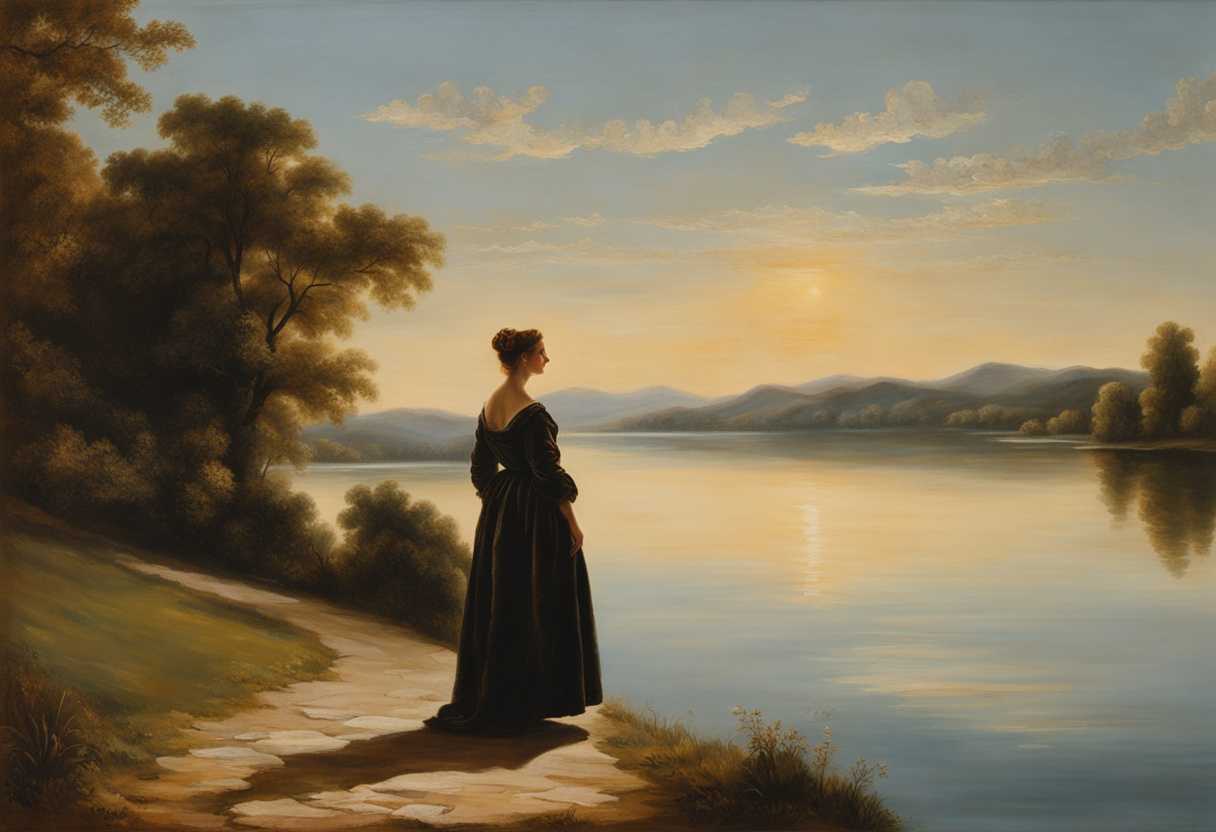 A-figure-stands-confidently-by-a-serene-lake-basking-in-the-warm-glow-of-the-sun_cmok