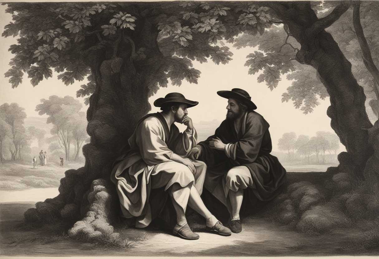 Two-men-in-deep-conversation-under-a-tree-sharing-wisdom-and-seeking-truth_egah