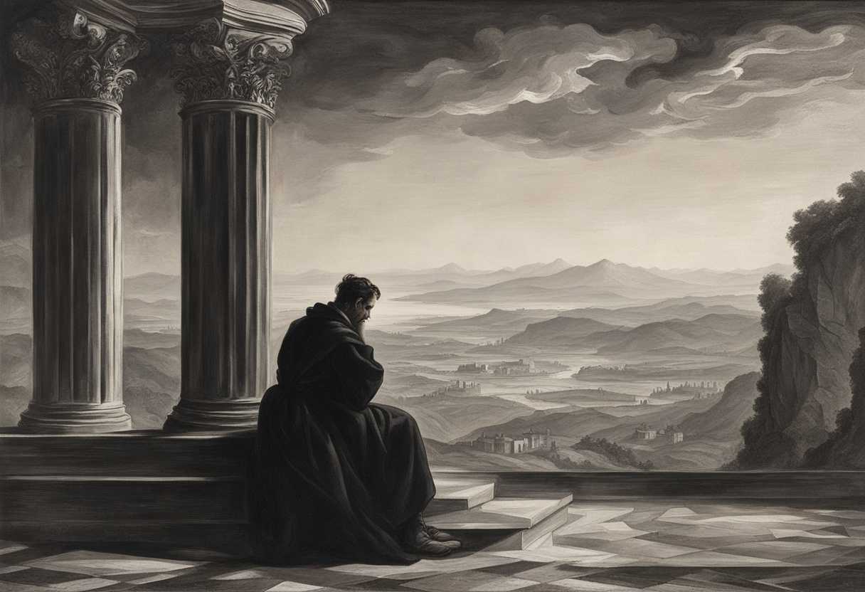 Solitary-figure-gazes-at-vast-brooding-landscape-lost-in-thought-and-yearning-for-answers_tgea