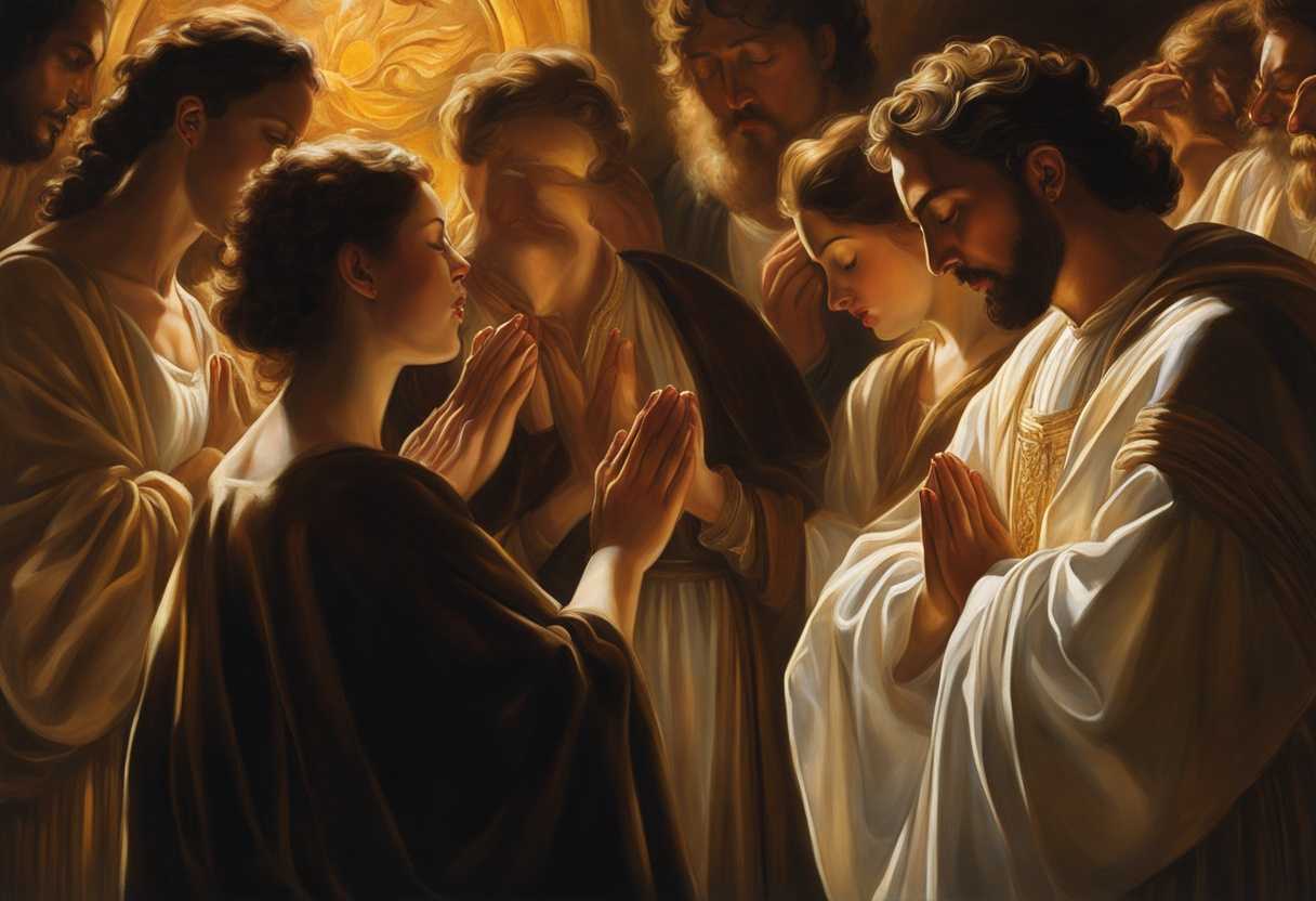 A-group-of-people-in-prayer-bathed-in-golden-light-radiating-faith-and-gratitude_qsuq