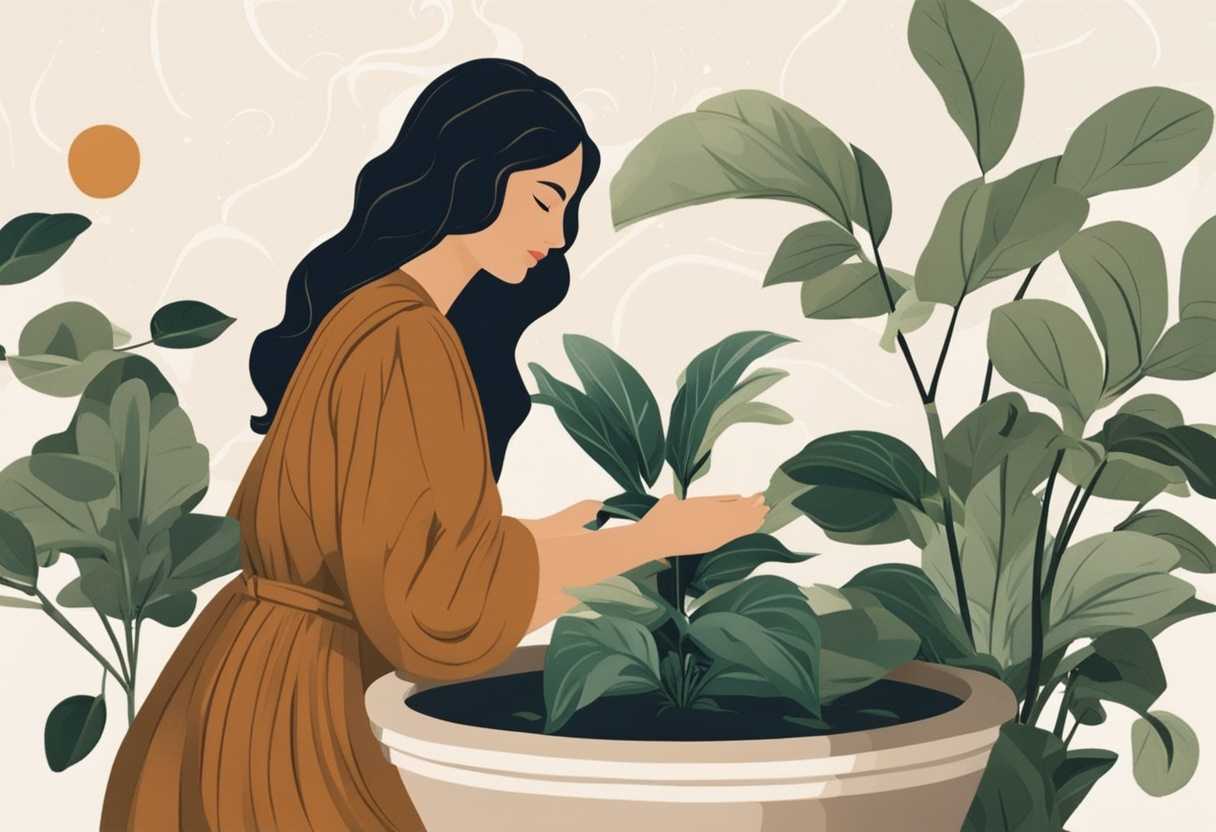A-person-tenderly-waters-a-plant-creating-a-serene-and-mindful-connection-in-nature_eyfe