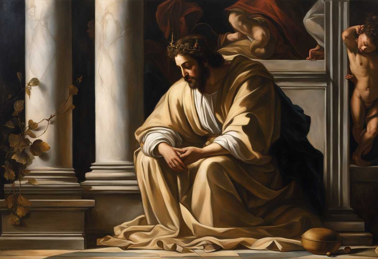 A-humble-figure-kneels-in-prayer-bathed-in-soft-light-surrounded-by-symbols-of-justice_bizj