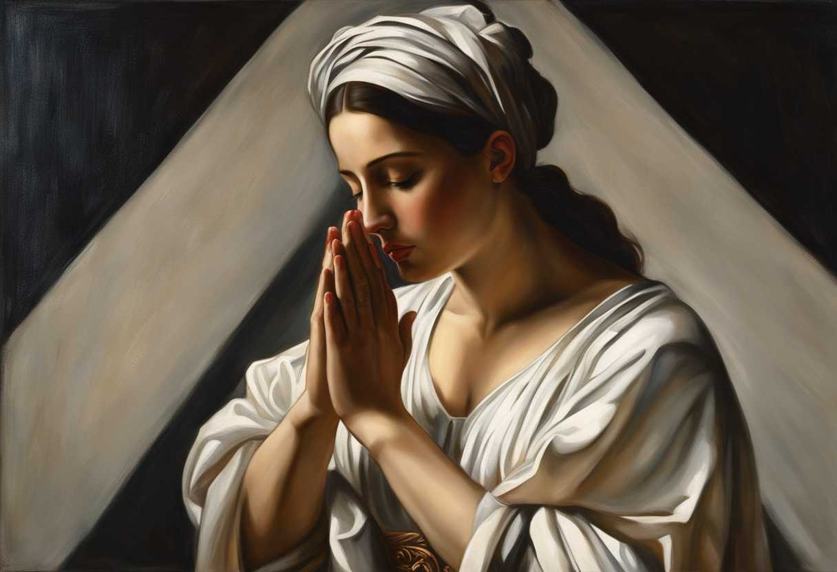 A-person-in-prayer-eyes-closed-hands-clasped-seeking-solace-in-a-serene-focused-moment_zgcc