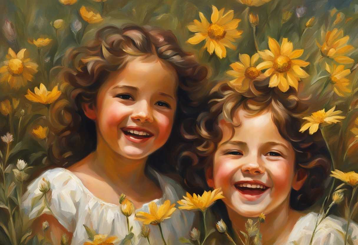 Children-laughing-in-a-field-of-wildflowers-bathed-in-warm-sunlight-embodying-innocence-and-joy_bide