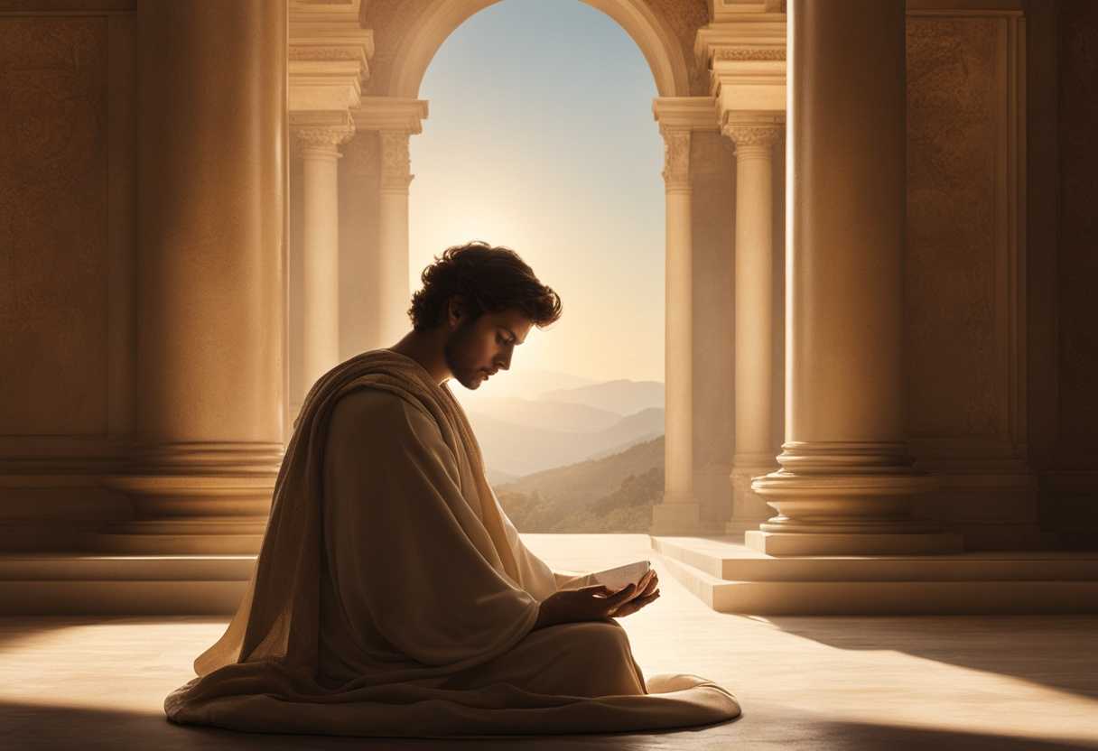 A-person-meditating-in-a-peaceful-setting-bathed-in-warm-light-seeking-spiritual-guidance_ewxq