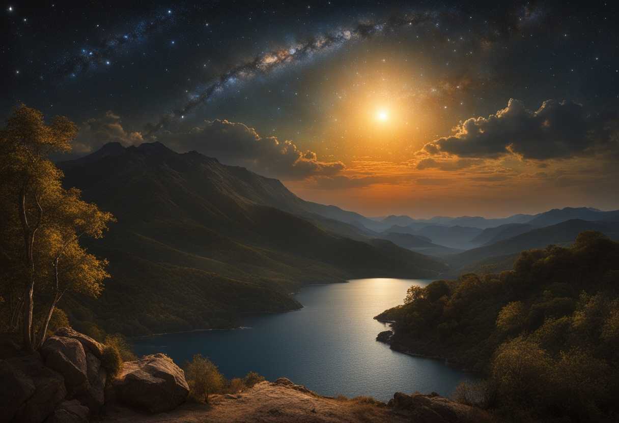 A-serene-night-sky-stars-twinkling-above-sun-setting-in-the-horizon-evoking-wonder_eqoj