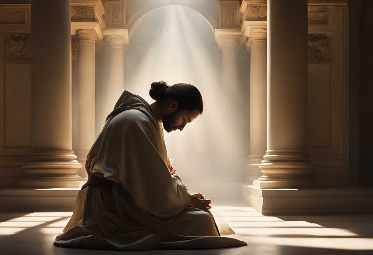 A-person-sits-in-quiet-prayer-bathed-in-soft-light-feeling-a-deep-connection-with-God_qesk