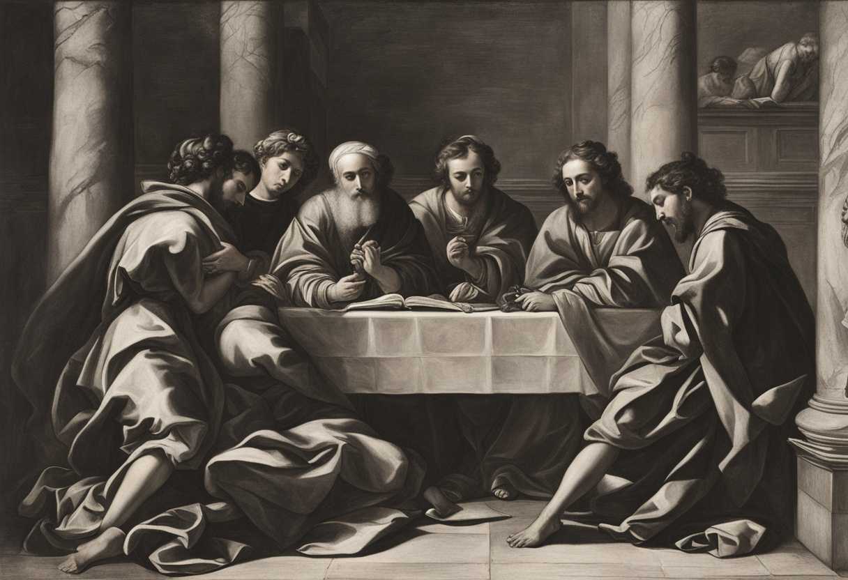 A-group-of-individuals-in-deep-concentration-making-sacrifices-and-showing-devotion-in-prayer_kglq