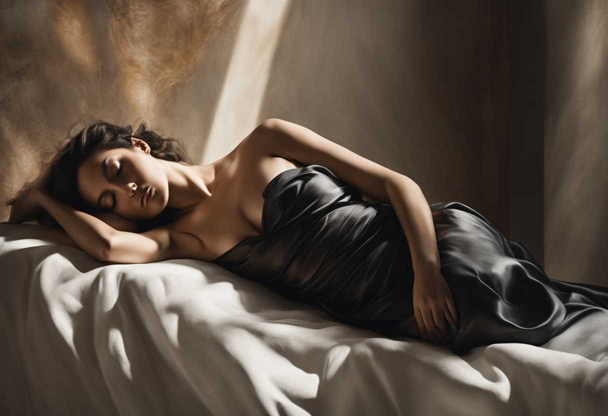 A-person-lying-on-a-bed-bathed-in-soft-light-lost-in-deep-contemplation_vxwc