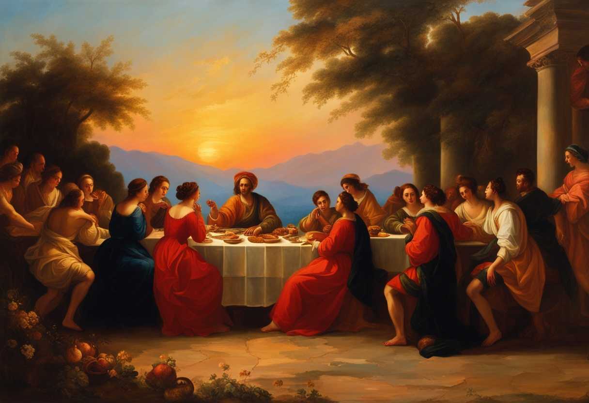 People-in-a-circle-at-sunset-sharing-candid-moments-surrounded-by-vibrant-colors-and-warm-light_rmmi